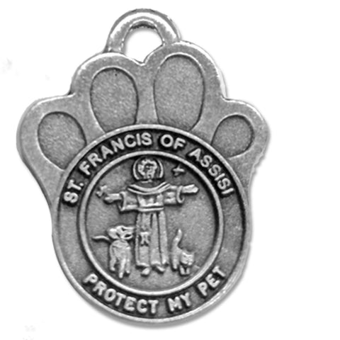 St. Francis of Assisi Pet Medal - WOSB4104