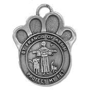 St. Francis of Assisi Pet Medal - WOSB4105