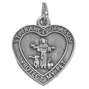 St. Francis of Assisi Pet Medal - WOSB4107