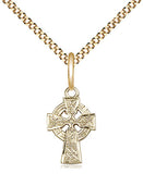 Celtic Cross Medal 18" chain - FN4133