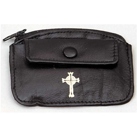 Zipper Leather Rosary Case - MIK3108