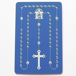 Plastic Rosary Card - LI43822