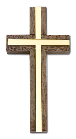 Wall Cross - Gold plate, Engraveable - FN4455G