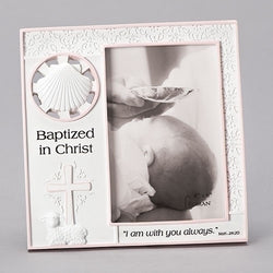 Baptized in Christ Girl Frame - LI44999