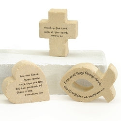 Cross: Trust in The Lord Faith stone- LI47704C