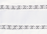SL 4771 - Poplin Poly Priest Alb with 1" Lace Bands