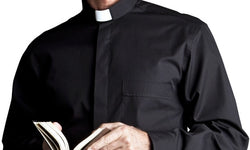 Desta Tab Collar Long Sleeve Clergy Shirt - EGSH500-17.5-35