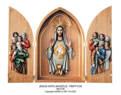 Jesus with Apostle Triptych - HD5017S