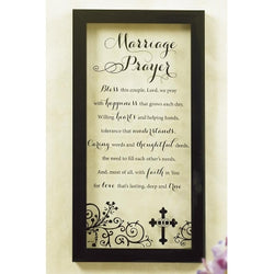 Marriage Prayer Glass Print - GE56020