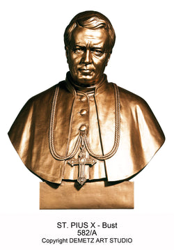 St. Pius X - Bust - HD582A