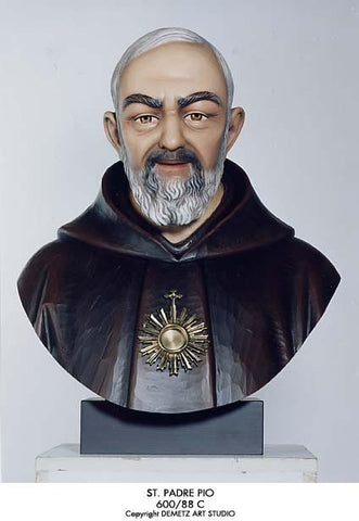 St Padre Pio - Bust - HD60088C