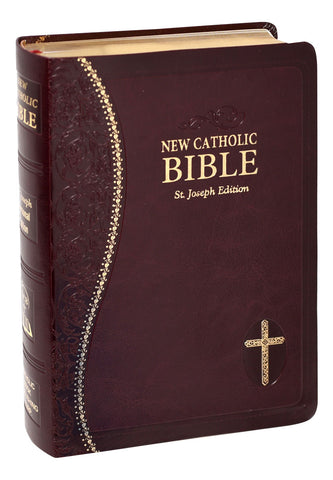 St. Joseph New Catholic Bible Personal Size Burgundy - GF60819BG
