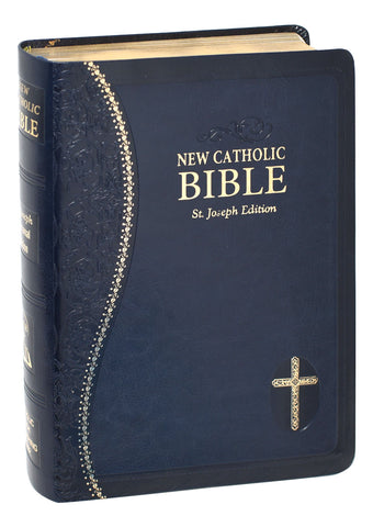 St. Joseph New Catholic Bible Personal Size Blue- GF60819BLU