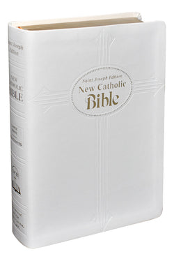 St Joseph New Catholic Bible White - GF61419W