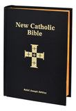 St Joseph New Catholic Bible black - (large type) - GF61422