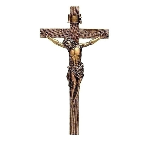Antique gold crucifix 13.25" - LI62153