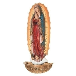 Our Lady of Guadalupe Holy Water Font-LI62821