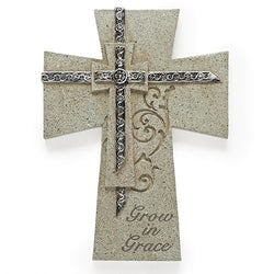 Grow in Grace Wall Cross 7" - LI64927