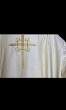 Jacquard Fabric Chasuble with Cross - MK65/002014