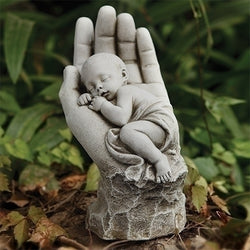 In the Palm of His Hand Garden statue - LI66711