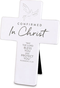 Confirmed in Christ Standing or Wall Cross 7.58" - AH135521