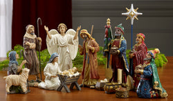 Real Life Nativity Creche - People Only