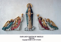 Our Lady Queen of Angels - High Relief - HD700104