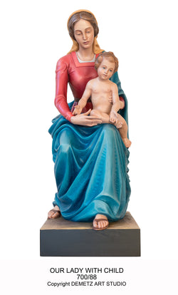 Sitting Our Lady with Child - HD70088