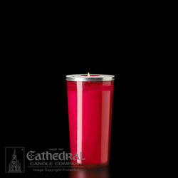 72-Hour Paraffin Ruby Chapel Lights - GG88372112