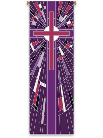 Purple Cross Banner - WN7508