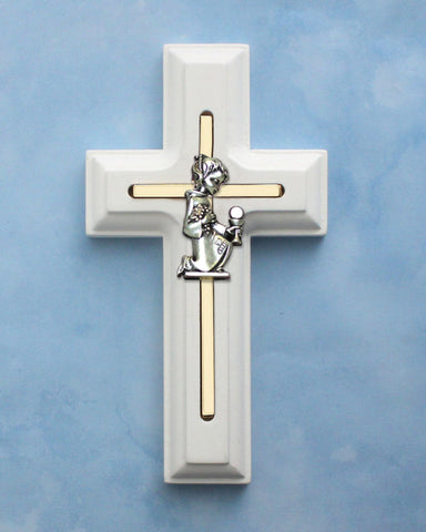 White Cross with Communion Girl- HX77308