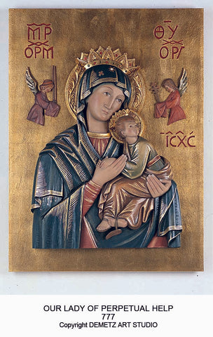 Our Lady of Perpetual Help - high relief - HD777