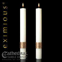 Complementing Side Altar Candles - Merciful Lamb