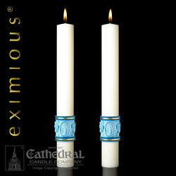 Complementing Side Altar Candles - Most Holy Rosary