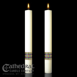 Complementing Side Altar Candles - Prince of Peace
