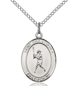 St. Christopher/Baseball Medal - FN8150