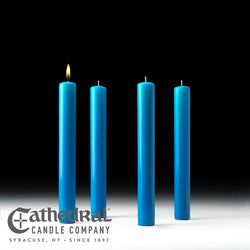 Advent Candle Sets - 4 Blue - 1-1/2" x 12"- GG82112204