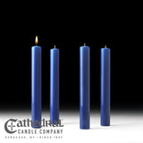 Advent Candle Sets - 4 Sarum Blue - 1-1/2" Diameter - GG8211/8213