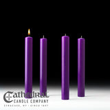 Advent Candle Sets - 4 Purple - 1-1/2" Diameter - GG8211/8213
