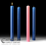 Advent Candle Sets - 3 Sarum Blue, 1 Rose - 1-1/2" Diameter - GG8213/GG8211