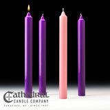 Advent Candle Sets - 3 Purple, 1 Rose - 1-1/2" Diameter- GG8211/8213