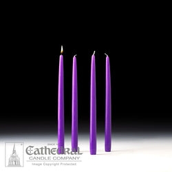Replacement Advent Tapers for the Home - 4 Piece Sets - 4 Purple - GG82712401