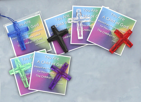 Plastic Cross Prayer Folder - HX8317930