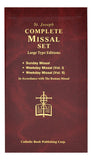 St Joseph Daily and Sunday Missal Set Large Type - GF838/23