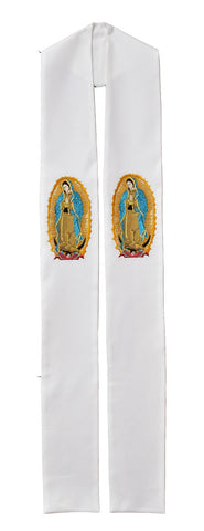 Overlay Stole with Our Lady of Guadalupe - SL890