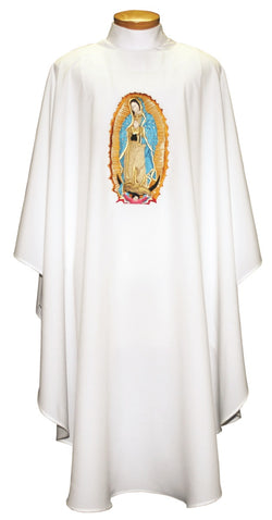 SL890 Embroidered Chasuble Our Lady of Guadalupe