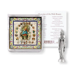 Our Lady of the Rosary Pocket Statue - TA891212