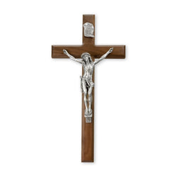 15" Walnut Crucifix - TA93P15W1