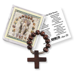 Dark Brown Rosary Ring - TA956-08997