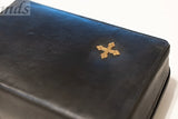 Leather Book Cover with Brass Cross - UO9777/BC